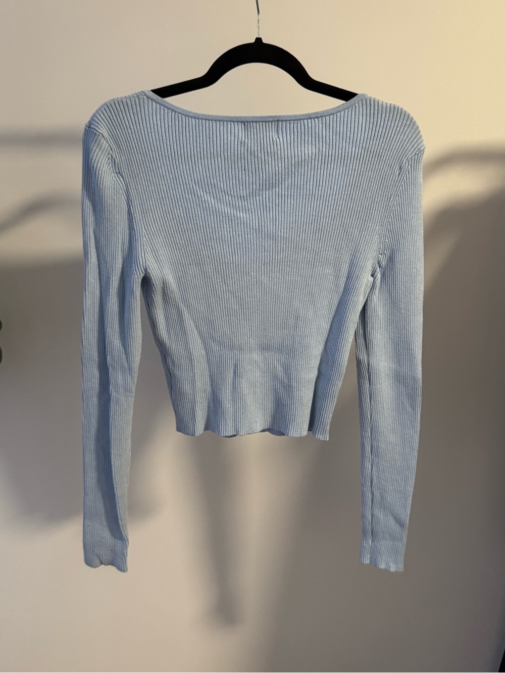 Light Blue Knit Top - Picture 2 of 3